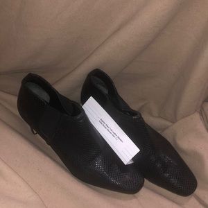 Brighton Black Trill Leather Western Ankle Bootie size 7.5